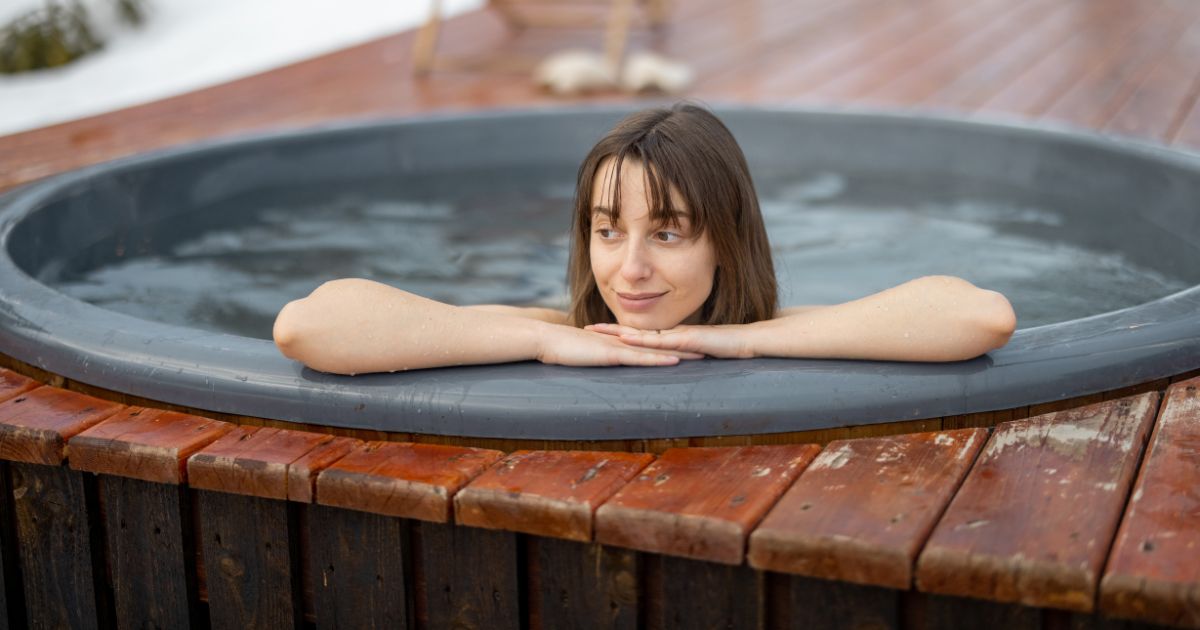 Hydroterapia w balii ogrodowej